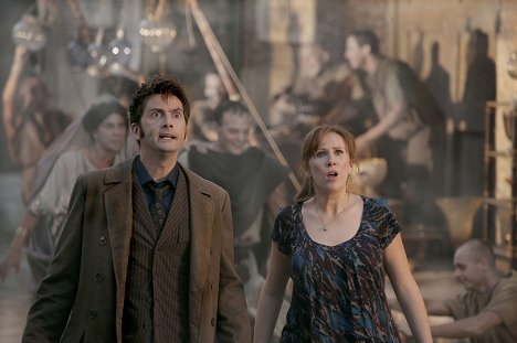 David Tennant, Catherine Tate - Doctor Who - The Fires of Pompeii - Photos