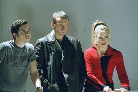 Bruno Langley, Christopher Eccleston, Billie Piper - Doctor Who - Langzeitstrategie - Filmfotos