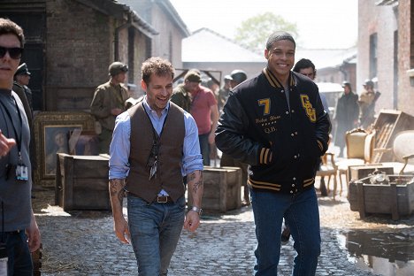 Zack Snyder, Ray Fisher - Justice League - Tournage
