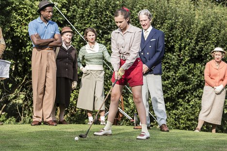 Marcus Griffiths, Amy Lawrence, Guy Paul - Father Brown - The Flower Of The Fairway - Photos