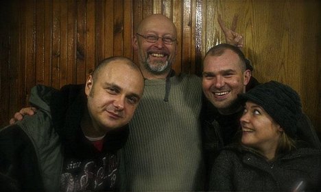 Arkadiusz Jakubik, Wojciech Smarzowski, Katarzyna Cynke - Temný dům - Z natáčení