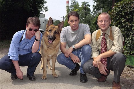 Heinz Weixelbraun, Rhett Butler le chien, Gedeon Burkhard, Martin Weinek - Rex, chien flic - Grosse chaleur - Promo