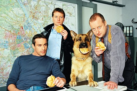 Gedeon Burkhard, Heinz Weixelbraun, pes Rhett Butler, Martin Weinek - Rex, o cão polícia - Strahlen der Rache - Do filme