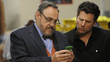 John Rhys-Davies, James Roday Rodriguez - Psych - Indiana Shawn and the Temple of the Kinda Crappy, Rusty Old Dagger - Photos