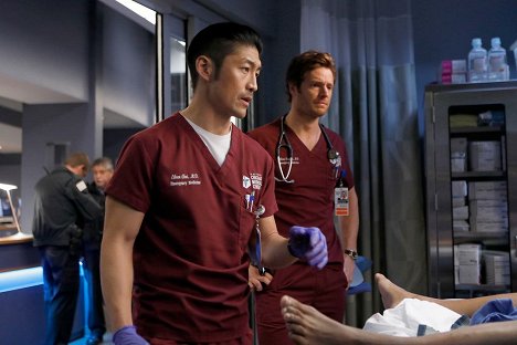 Brian Tee, Nick Gehlfuss - Chicago Med - Down By Law - Photos
