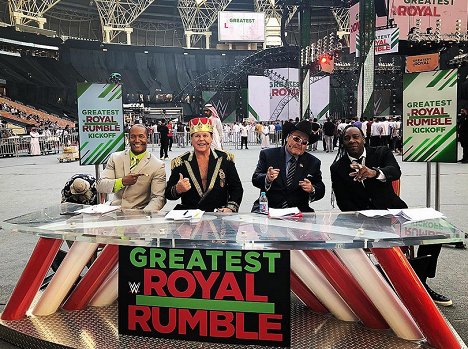 Bryan J. Kelly, Jerry Lawler, Booker Huffman - WWE Greatest Royal Rumble - Making of
