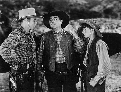 Richard Arlen, Eugene Pallette, Junior Durkin - The Santa Fe Trail - Filmfotos