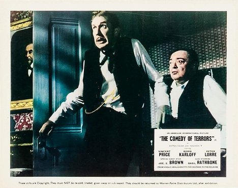 Vincent Price, Peter Lorre - The Comedy of Terrors - Lobbykaarten