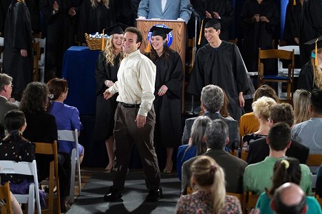 AJ Michalka, Troy Gentile, Hayley Orrantia - The Goldbergs - Graduation Day - Photos