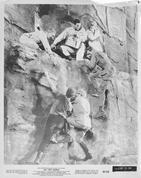 Richard Haydn, David Hedison, Jill St. John, Michael Rennie - The Lost World - Lobby Cards