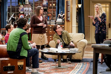 Mayim Bialik, Johnny Galecki, Kaley Cuoco - The Big Bang Theory - Die Bill-Gates-Begegnung - Filmfotos