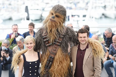 'Solo: A Star Wars Story' official photocall at Palais des Festivals on May 15, 2018 in Cannes, France - Emilia Clarke, Alden Ehrenreich - Solo : A Star Wars Story - Événements