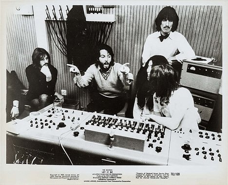 Ringo Starr, Paul McCartney, Yoko Ono, George Harrison - Let It Be - Lobbykarten