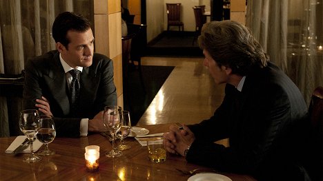Gabriel Macht, Gary Cole - Suits - Rules of the Game - Photos