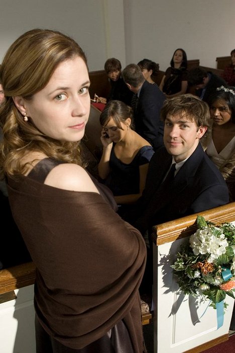 Jenna Fischer, John Krasinski - The Office (U.S.) - Phyllis' Wedding - Photos
