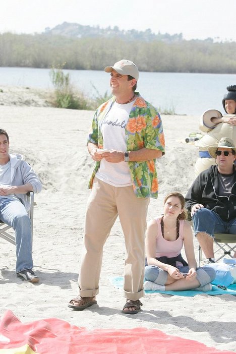 Steve Carell, Jenna Fischer - The Office (U.S.) - Beach Games - Photos