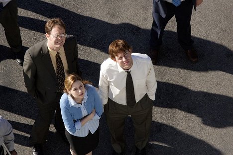 Rainn Wilson, Jenna Fischer, John Krasinski - The Office (U.S.) - Safety Training - Photos