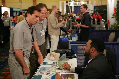 Steve Carell, Rainn Wilson, Jerome Bettis - The Office (U.S.) - The Convention - Photos