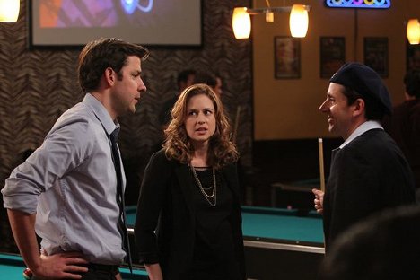 John Krasinski, Jenna Fischer, Steve Carell - O Escritório - Happy hour - De filmes