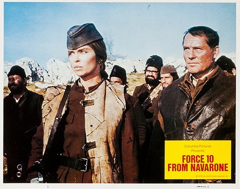 Barbara Bach, Robert Shaw - Force 10 from Navarone - Lobbykaarten