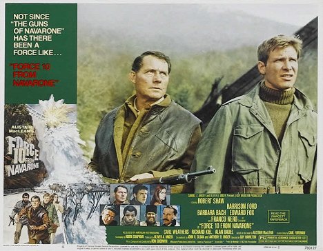 Robert Shaw, Harrison Ford - Force 10 from Navarone - Lobby Cards