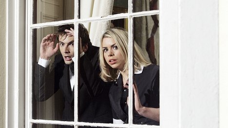 David Tennant, Billie Piper - Doctor Who - Rise of the Cybermen - Photos
