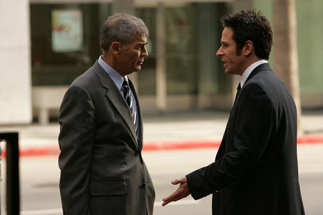 Rob Morrow - Numb3rs - Protest - Photos
