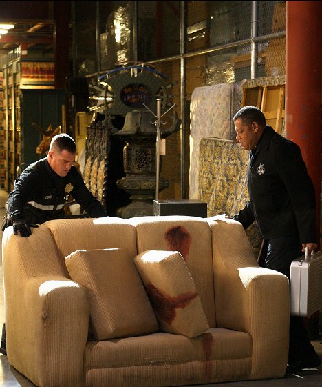 George Eads, Laurence Fishburne - CSI: Crime Scene Investigation - Neverland - Photos