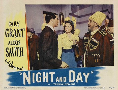 Cary Grant, Ginny Simms, Monty Woolley - Dag en nacht - Lobbykaarten