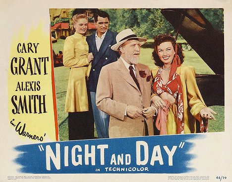 Alexis Smith, Cary Grant, Monty Woolley, Ginny Simms - Night and Day - Cartões lobby
