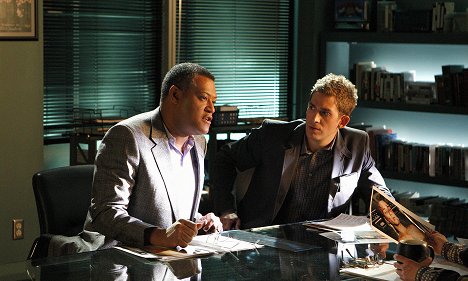Laurence Fishburne, Eric Szmanda - CSI: Crime Scene Investigation - World's End - Photos