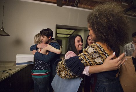 David Lambert, Cierra Ramirez, Sherri Saum - The Fosters - Where the Heart Is - Tournage