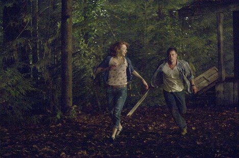 Kristen Connolly, Chris Hemsworth - La cabaña en el bosque - De la película