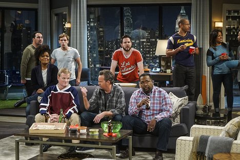 Yvette Nicole Brown, Matthew Perry, Wendell Pierce - Odd Couple - Essensschlacht - Filmfotos