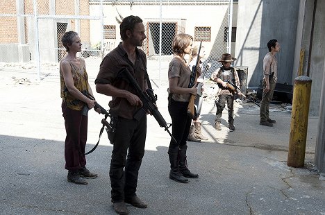 Melissa McBride, Andrew Lincoln, Lauren Cohan - The Walking Dead - Judas - Filmfotos