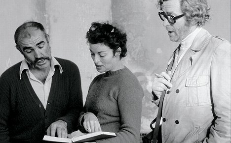 Sean Connery, Gladys Hill, Michael Caine - The Man Who Would Be King - Making of