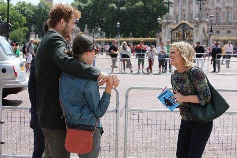 Chris Pratt, Amy Poehler - Parks and Recreation - London, Teil 1 - Filmfotos