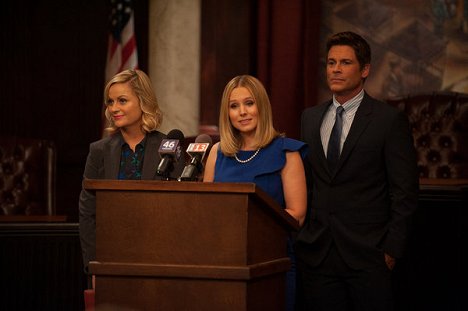 Amy Poehler, Rob Lowe - Parks and Recreation - London: Part 1 - Photos