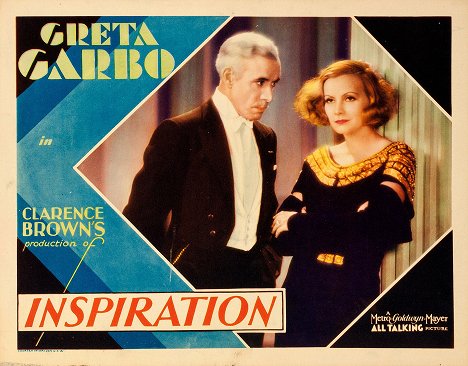Lewis Stone, Greta Garbo - Inspiration - Cartões lobby
