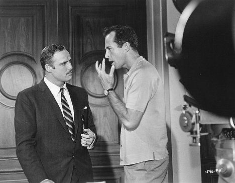 Marlon Brando, George Englund - Der häßliche Amerikaner - Dreharbeiten