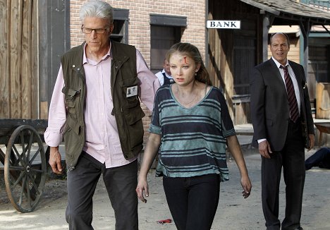 Ted Danson, Elisabeth Harnois, Marc Vann - CSI: Crime Scene Investigation - CSI caído - Del rodaje