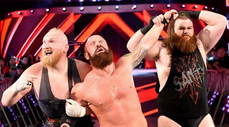 Axel Tischer, Jeremy Fritz, Damian Mackle - WWE Extreme Rules - Photos