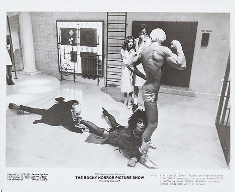 Richard O'Brien, Susan Sarandon, Tim Curry, Barry Bostwick - The Rocky Horror Picture Show - Lobbykarten