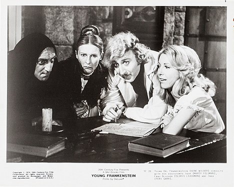 Marty Feldman, Cloris Leachman, Gene Wilder, Teri Garr - Mladý Frankenstein - Fotosky