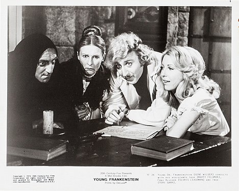 Marty Feldman, Cloris Leachman, Gene Wilder, Teri Garr - Frankenstein Júnior - Cartões lobby