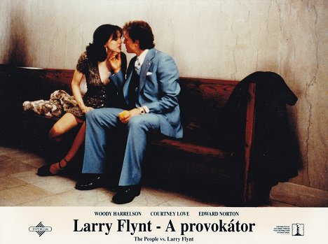 Courtney Love, Woody Harrelson - Larry Flynt - Cartes de lobby