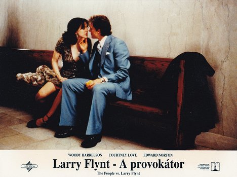 Courtney Love, Woody Harrelson - The People vs. Larry Flynt - Lobbykaarten