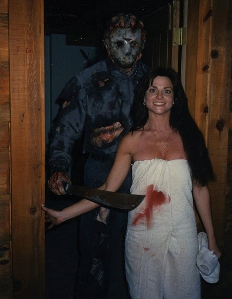 Kane Hodder, Julie Michaels - Péntek 13. - IX. rész: Jason pokolra jut - Forgatási fotók