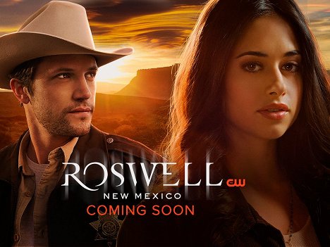 Nathan Parsons, Jeanine Mason - Roswell: New Mexico - Werbefoto