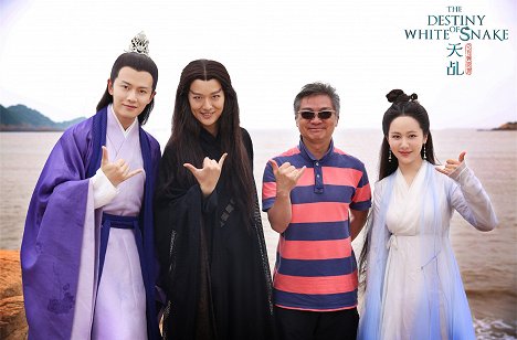 Allen Ren, Fangjun Fu, Andy Yang - The Destiny of White Snake - Z natáčení
